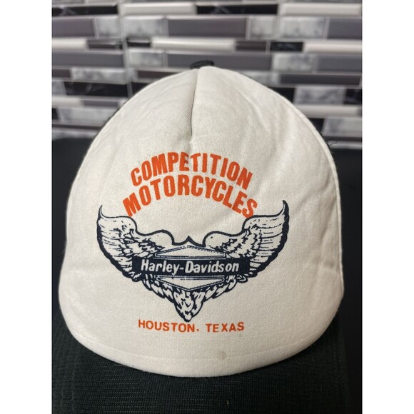 Vintage Trucker Hat - Harley Davidson Competition Motorcycles - Snapback - Picture 5 of 12
